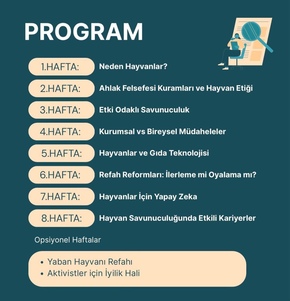 Etkili Hayvan Savunuculuğu Okuma Grubu yeniden başlıyor!